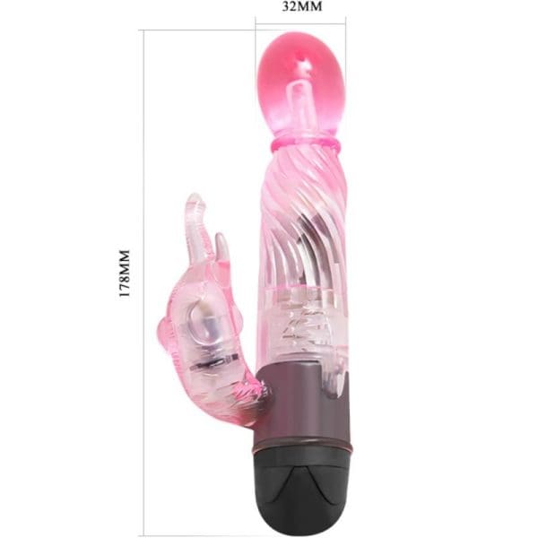 BAILE - GIVE YOU A KIND OF LOVER VIBRATOR WITH PINK RABBIT 10 MODES 3